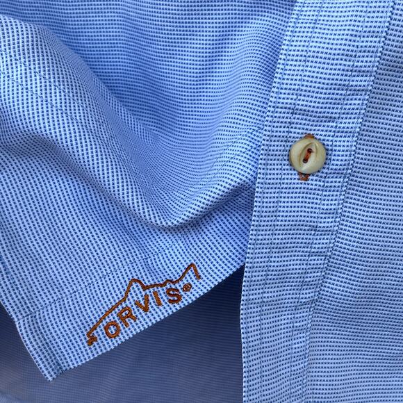 ORVIS Clearwater Hybrid Dress Fishing Long Sleeve Button Down Shirt XXL UPF 30+ - Picture 9 of 12